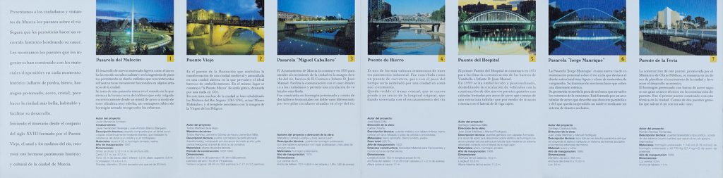 Folleto
Puentes al 2000, Ayuntamiento de Murcia